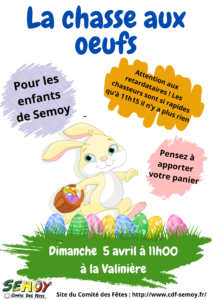 Chasse aux oeufs 2026